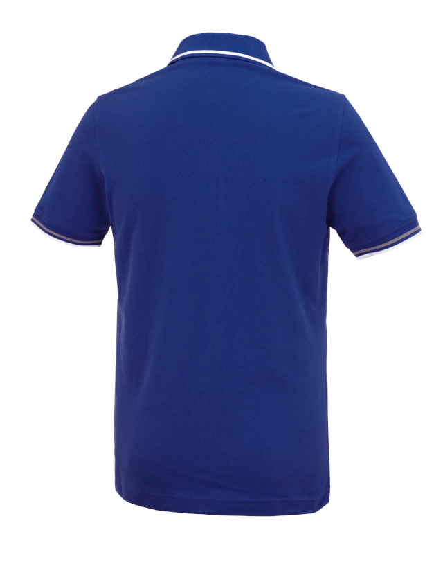 Maglie | Pullover | Camicie: e.s. polo cotton Deluxe Colour + blu reale/alluminio 1