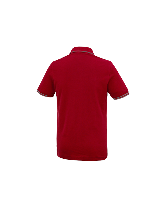 Maglie | Pullover | Camicie: e.s. polo cotton Deluxe Colour + rosso fuoco/alluminio 1