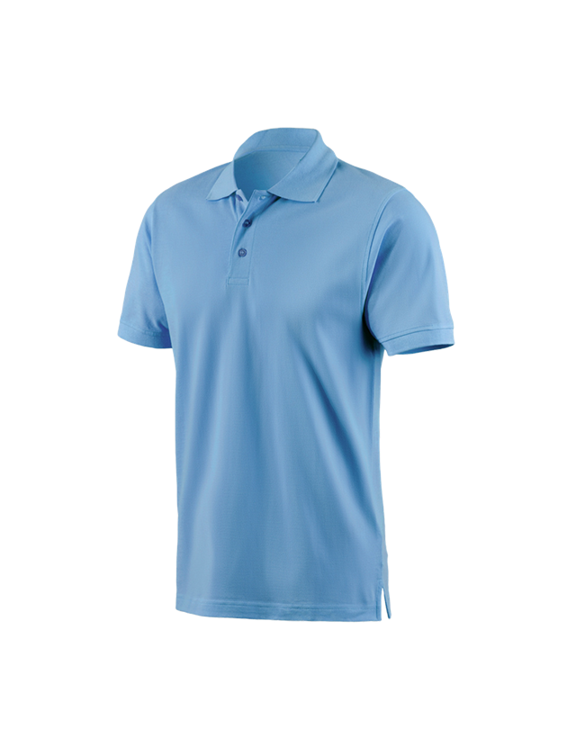 Maglie | Pullover | Camicie: e.s. polo cotton + blu azzurro 