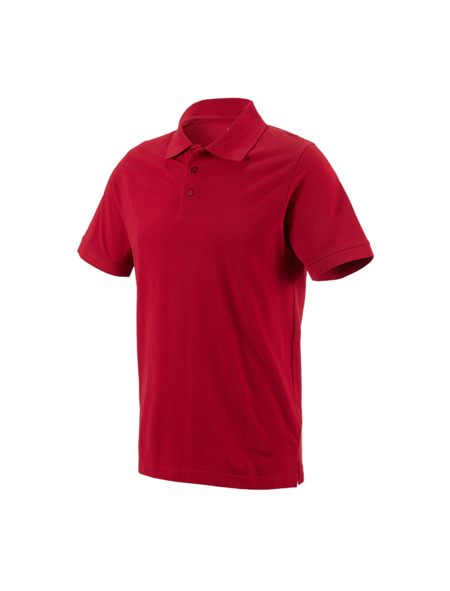 Maglie | Pullover | Camicie: e.s. polo cotton + rosso fuoco