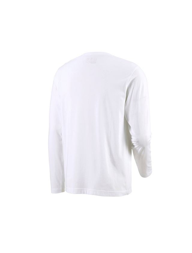 Maglie | Pullover | Camicie: e.s. longsleeve cotton + bianco 1
