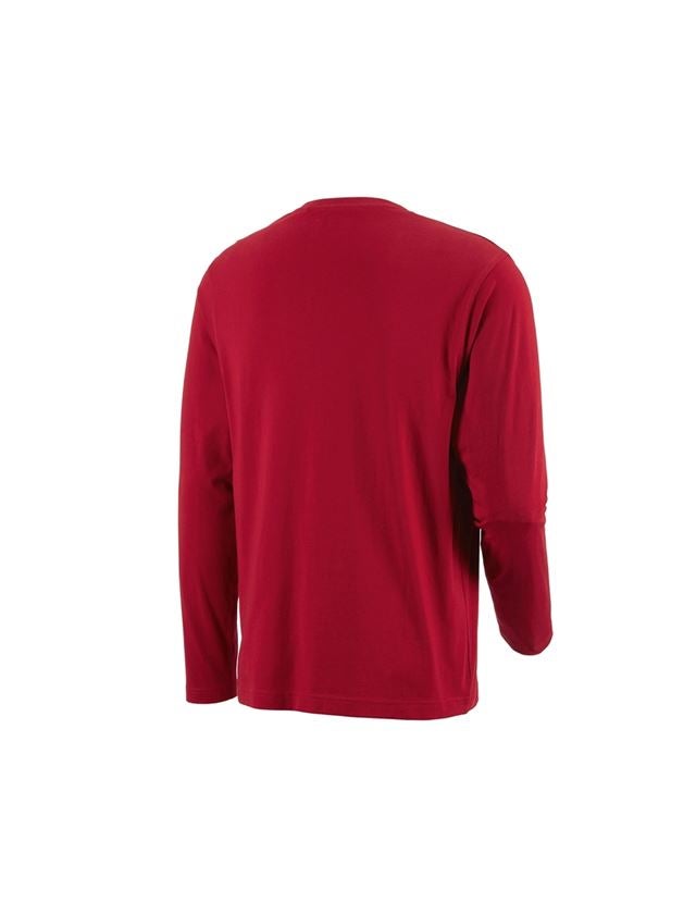 Maglie | Pullover | Camicie: e.s. longsleeve cotton + rosso 1