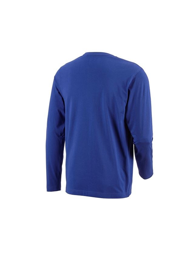 Maglie | Pullover | Camicie: e.s. longsleeve cotton + blu reale 1