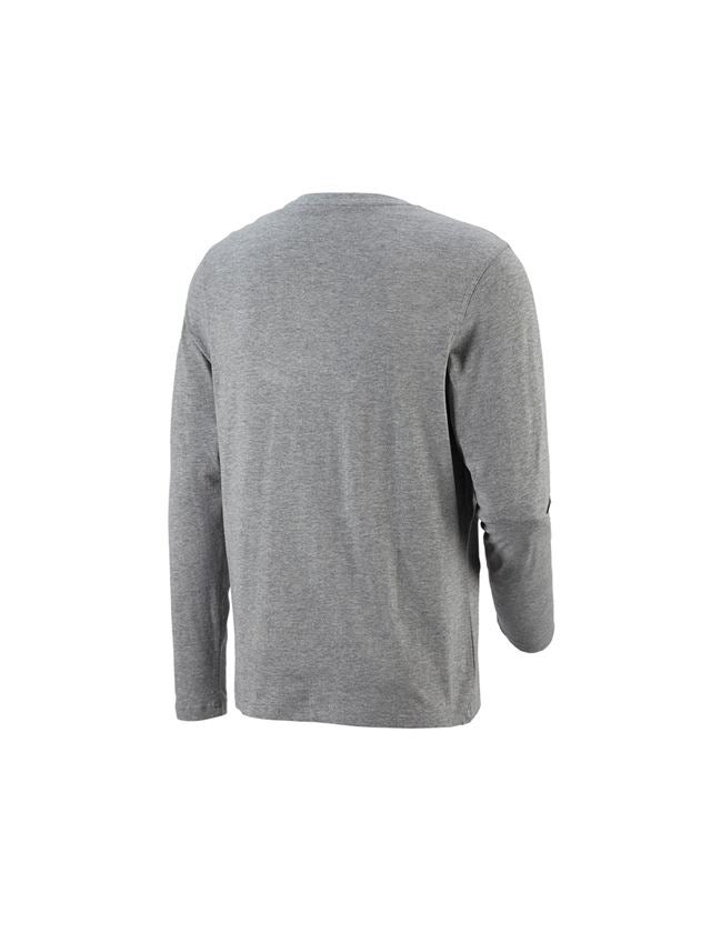 Maglie | Pullover | Camicie: e.s. longsleeve cotton + grigio sfumato 2