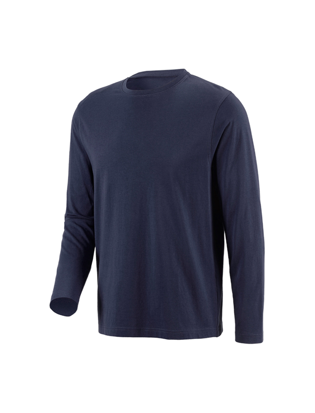 Maglie | Pullover | Camicie: e.s. longsleeve cotton + blu scuro 2