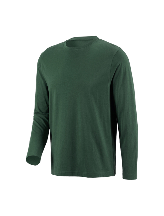 Maglie | Pullover | Camicie: e.s. longsleeve cotton + verde