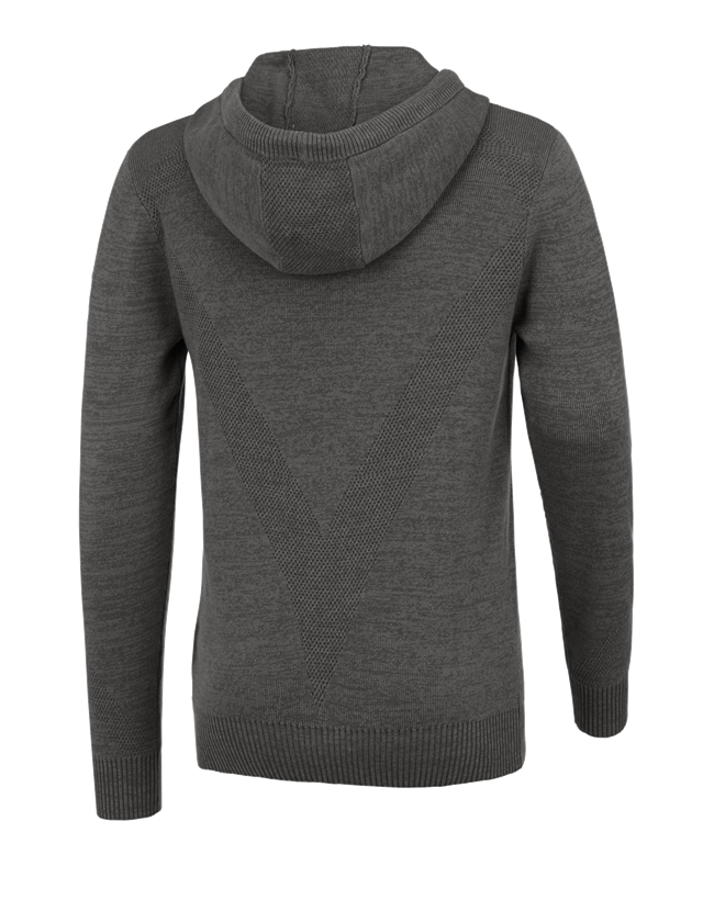 Maglie | Pullover | Camicie: e.s. hoody in maglia + titanio melange 3