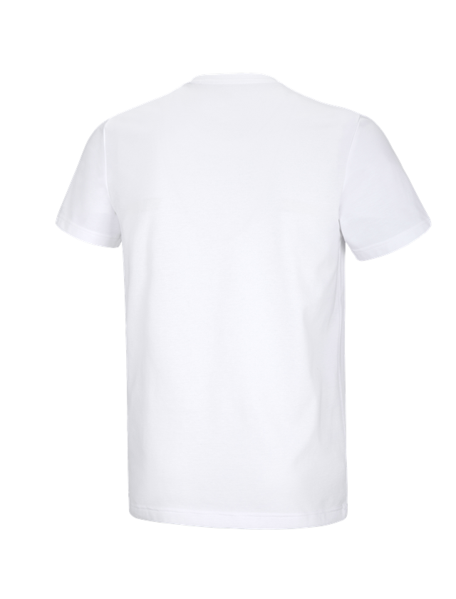 Maglie | Pullover | Camicie: e.s. t-shirt funzionale poly cotton + bianco 3