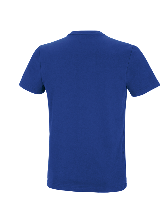 Temi: e.s. t-shirt funzionale poly cotton + blu reale 1