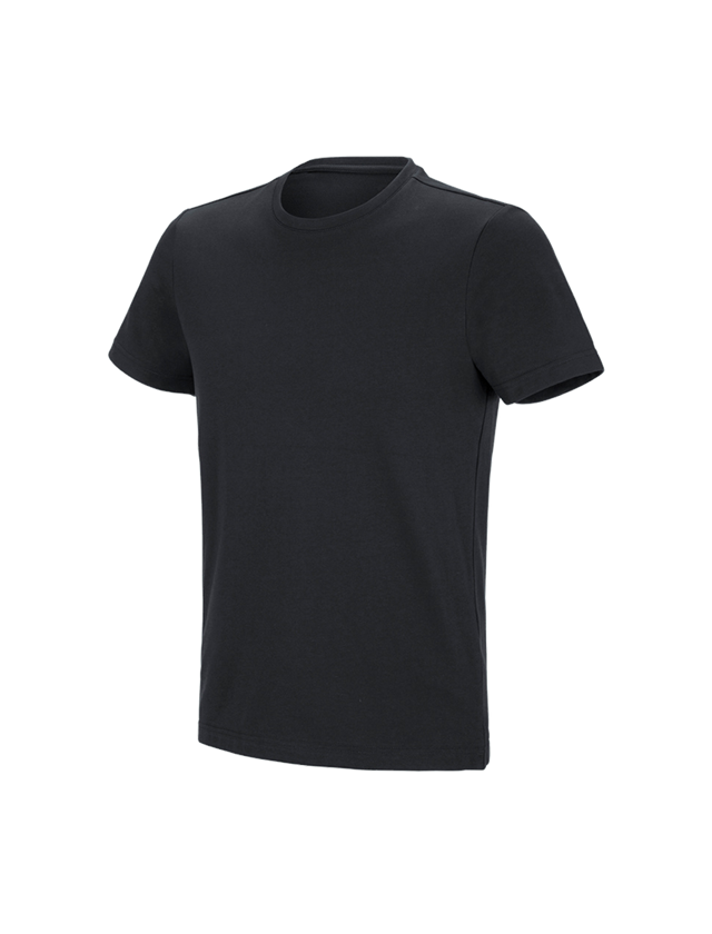 Maglie | Pullover | Camicie: e.s. t-shirt funzionale poly cotton + nero 2
