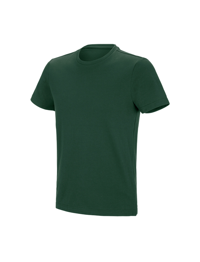 Maglie | Pullover | Camicie: e.s. t-shirt funzionale poly cotton + verde 2