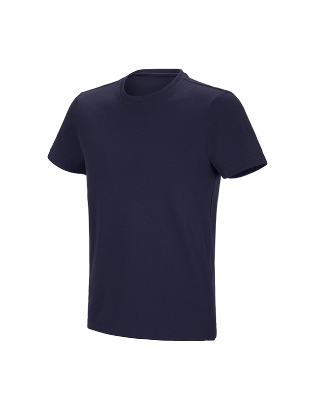 Temi: e.s. t-shirt funzionale poly cotton + blu scuro 2