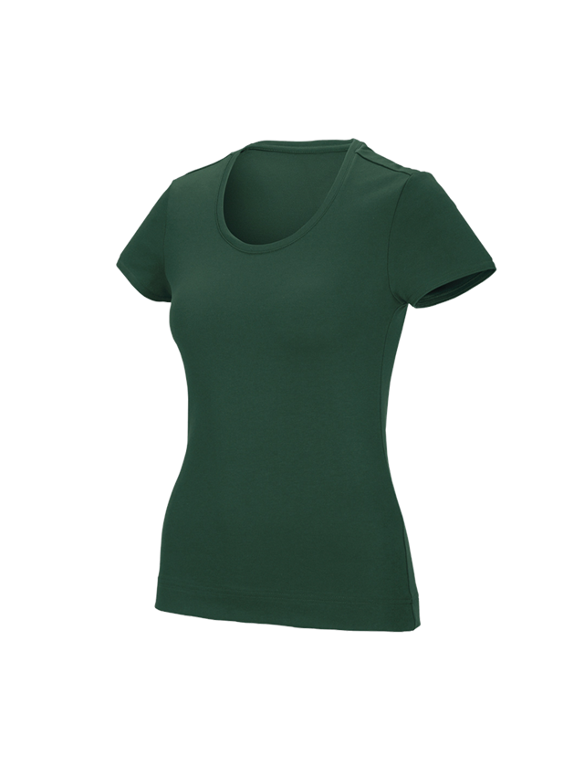 Temi: e.s. t-shirt funzionale poly cotton, donna + verde 2