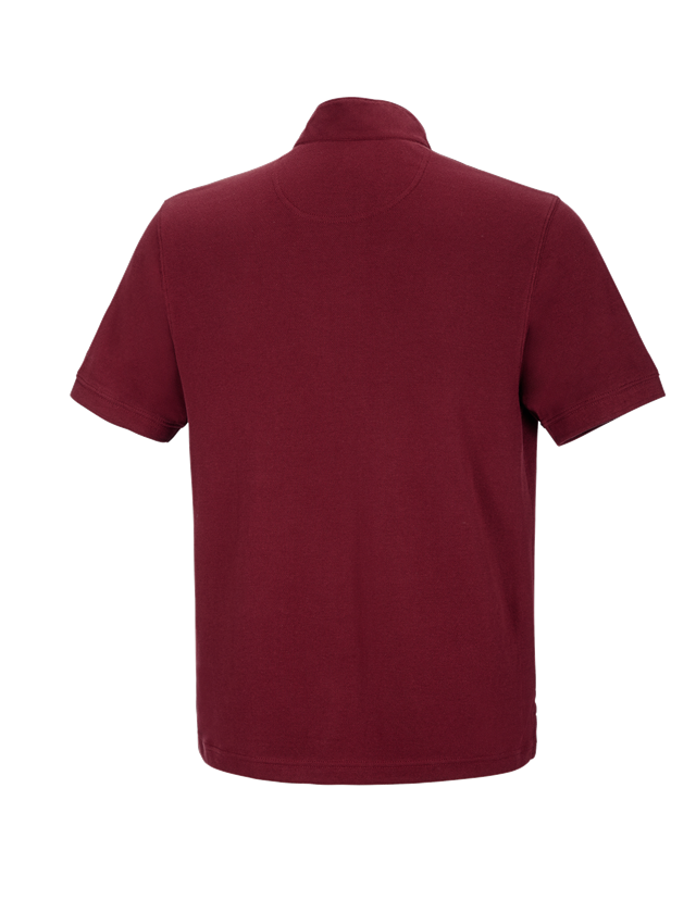 Maglie | Pullover | Camicie: e.s. polo cotton Mandarin + rubino 1