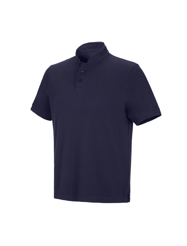 Maglie | Pullover | Camicie: e.s. polo cotton Mandarin + blu scuro
