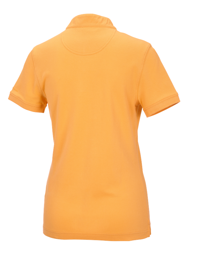 Maglie | Pullover | Bluse: e.s. polo cotton Mandarin, donna + arancio chiaro 1