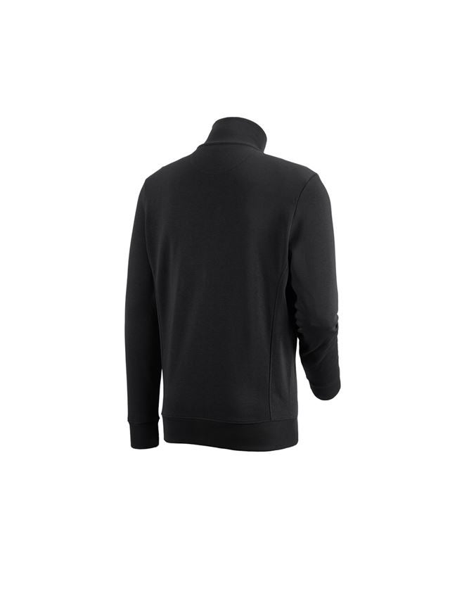 Maglie | Pullover | Camicie: e.s. felpa aperta poly cotton + nero 3