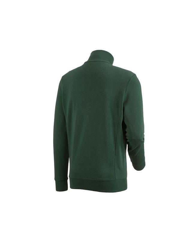 Maglie | Pullover | Camicie: e.s. felpa aperta poly cotton + verde 1