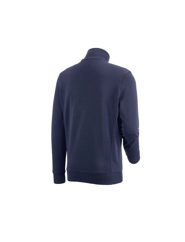 Maglie | Pullover | Camicie: e.s. felpa aperta poly cotton + blu scuro 1