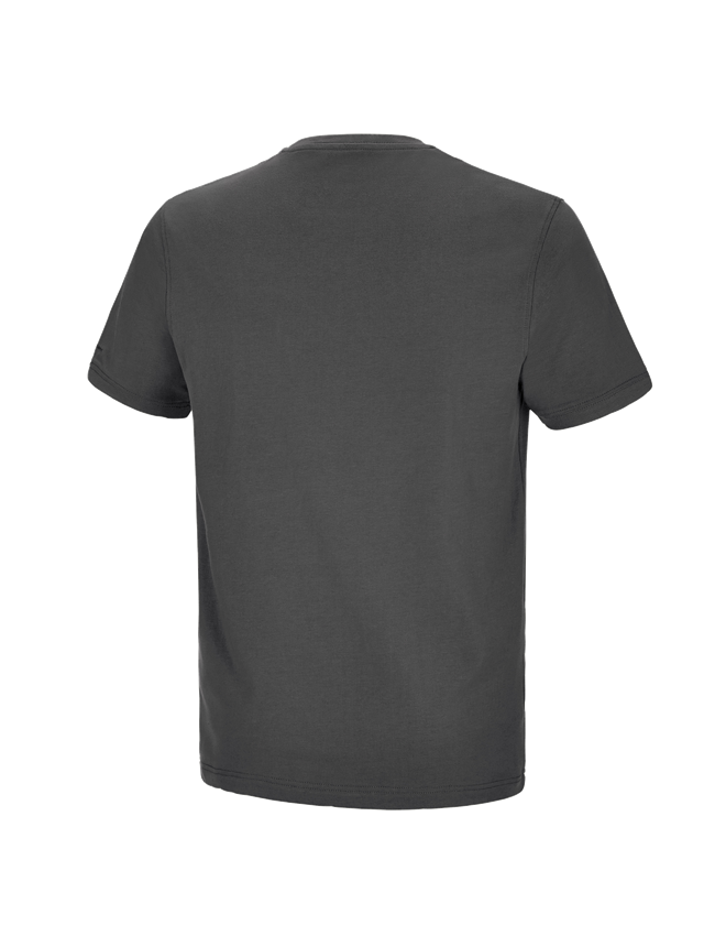 Temi: e.s. t-shirt cotton stretch Pocket + antracite  1