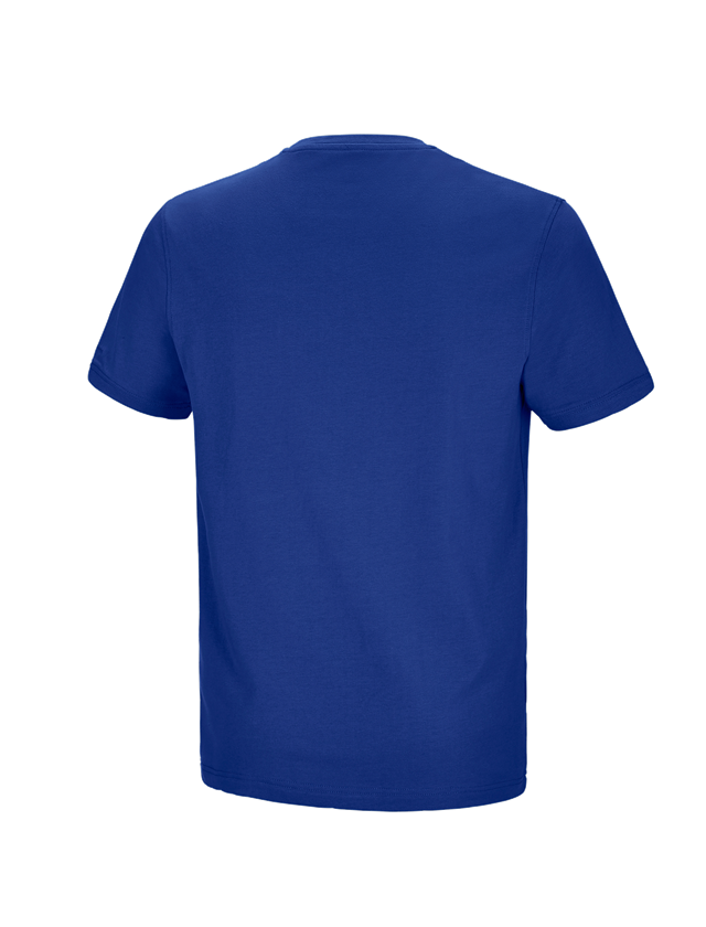 Maglie | Pullover | Camicie: e.s. t-shirt cotton stretch Pocket + blu reale 1