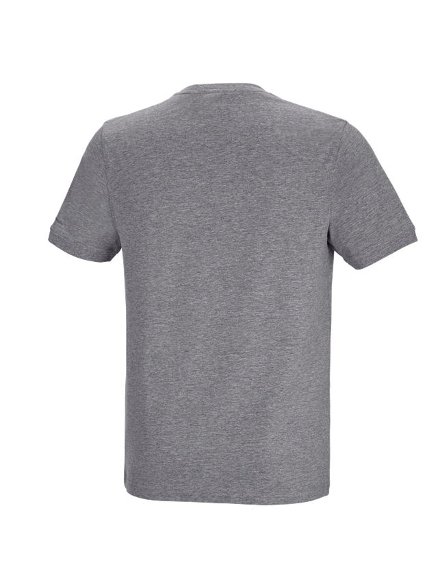 Maglie | Pullover | Camicie: e.s. t-shirt cotton stretch Pocket + grigio sfumato 1