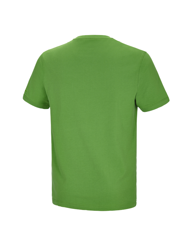 Maglie | Pullover | Camicie: e.s. t-shirt cotton stretch Pocket + verde mare 1