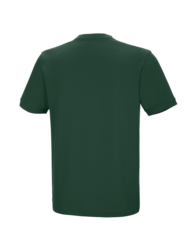 Temi: e.s. t-shirt cotton stretch V-Neck + verde 1