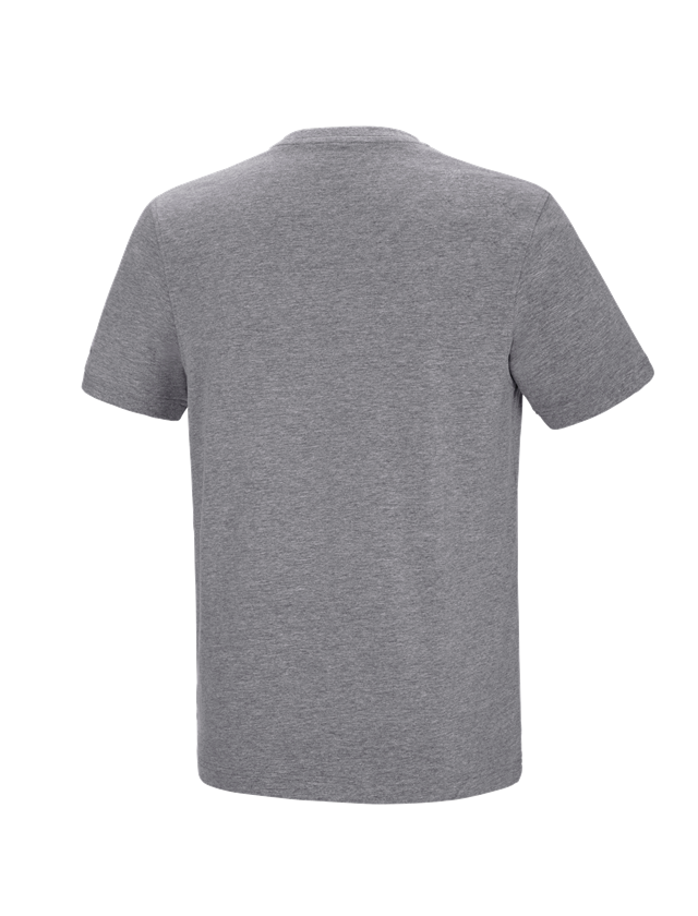 Temi: e.s. t-shirt cotton stretch V-Neck + grigio sfumato 3