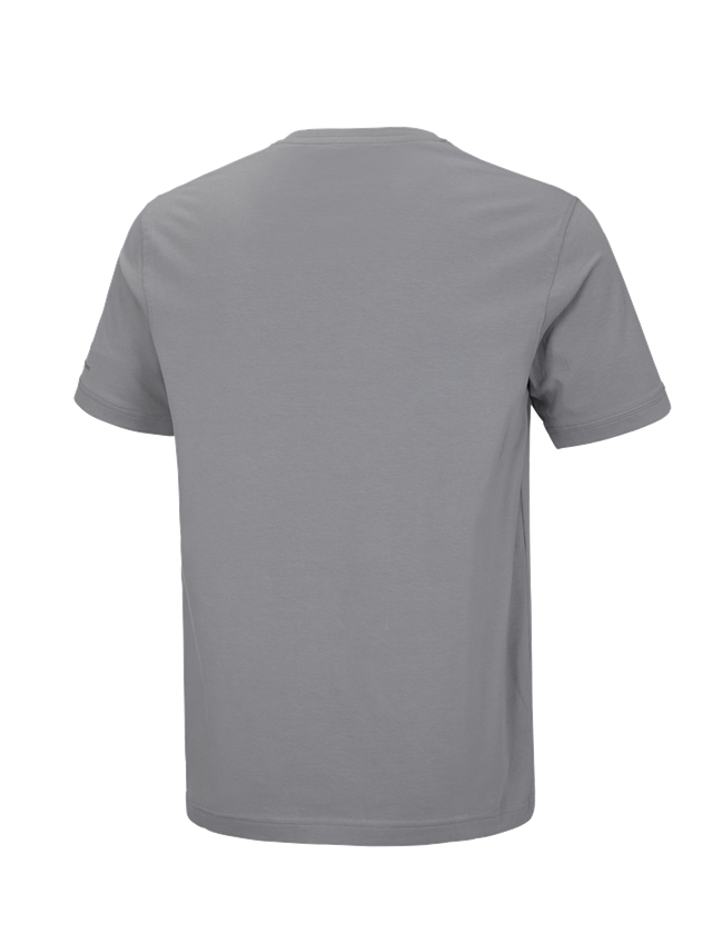 Temi: e.s. t-shirt cotton stretch V-Neck + platino 3