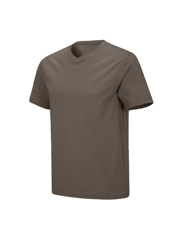 Maglie | Pullover | Camicie: e.s. t-shirt cotton stretch V-Neck + pietra 2