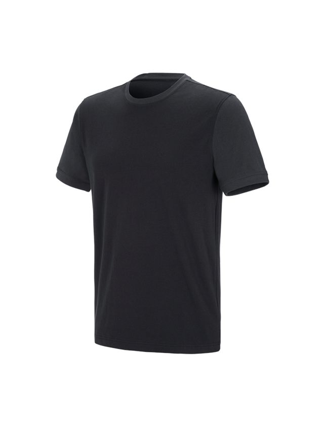 Installatori / Idraulici: e.s. t-shirt cotton stretch bicolor + nero/grafite 2