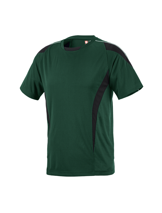 Temi: e.s. t-shirt funzionale poly Silverfresh + verde/nero 2