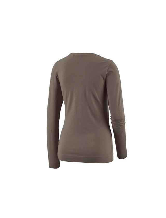 Maglie | Pullover | Bluse: e.s. longsleeve cotton stretch, donna + pietra 1