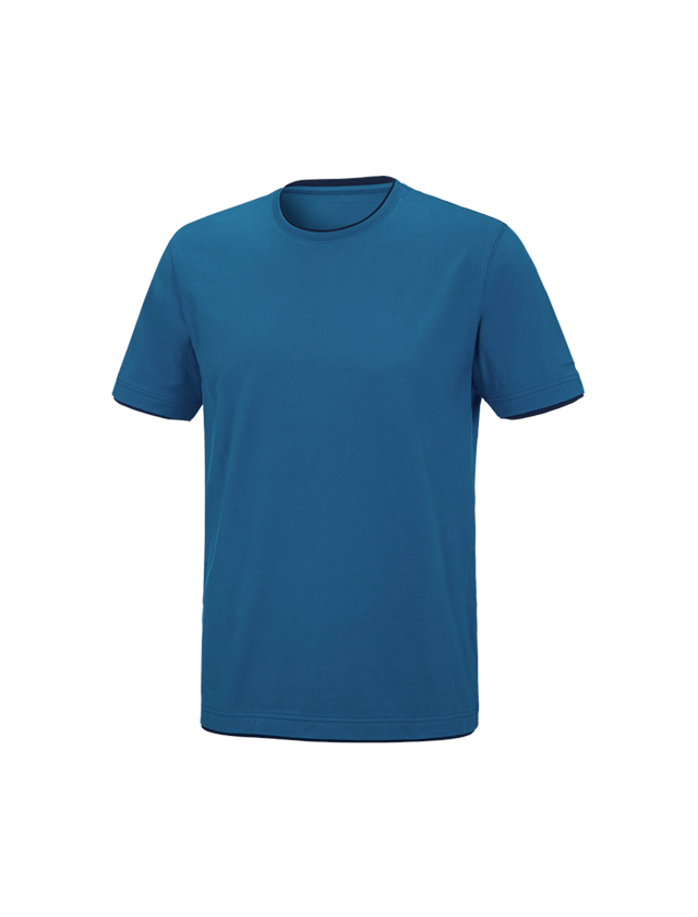 Themen: e.s. T-Shirt cotton stretch Layer + atoll/dunkelblau 2