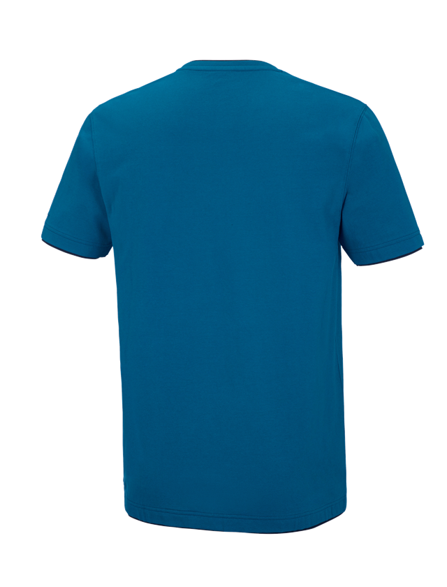 Themen: e.s. T-Shirt cotton stretch Layer + atoll/dunkelblau 3