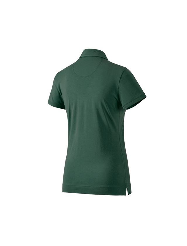 Maglie | Pullover | Bluse: e.s. polo cotton stretch, donna + verde 1