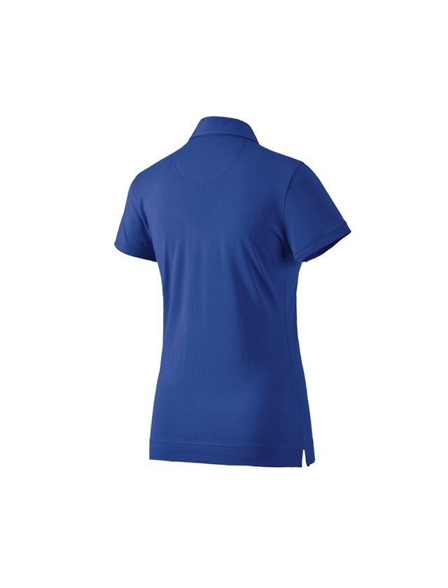 Maglie | Pullover | Bluse: e.s. polo cotton stretch, donna + blu reale 1