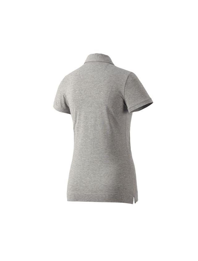 Maglie | Pullover | Bluse: e.s. polo cotton stretch, donna + grigio sfumato 1