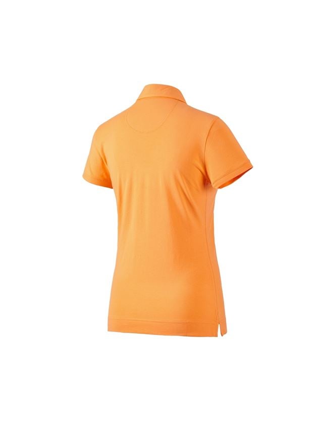 Maglie | Pullover | Bluse: e.s. polo cotton stretch, donna + arancio chiaro 1