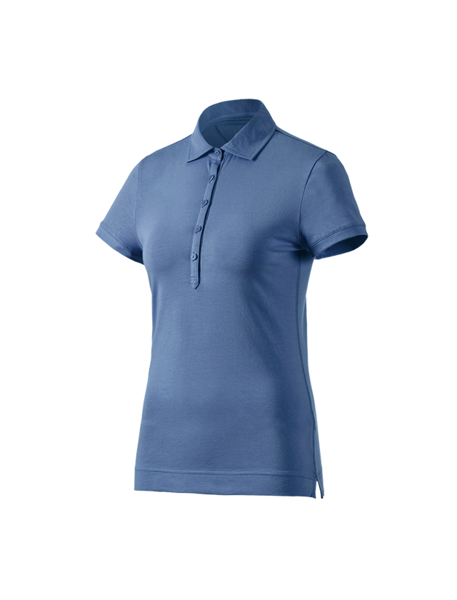Maglie | Pullover | Bluse: e.s. polo cotton stretch, donna + cobalto