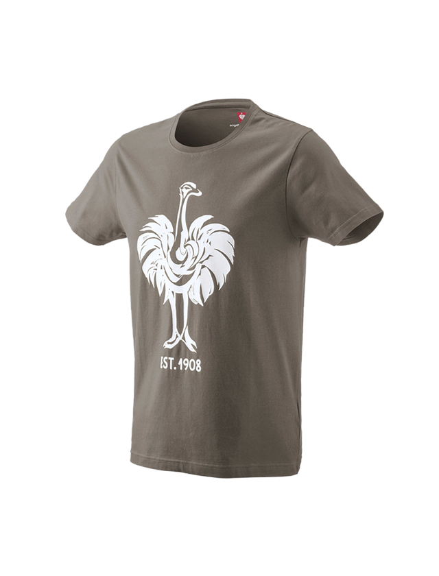 Maglie | Pullover | Camicie: e.s. t-shirt 1908 + pietra/bianco
