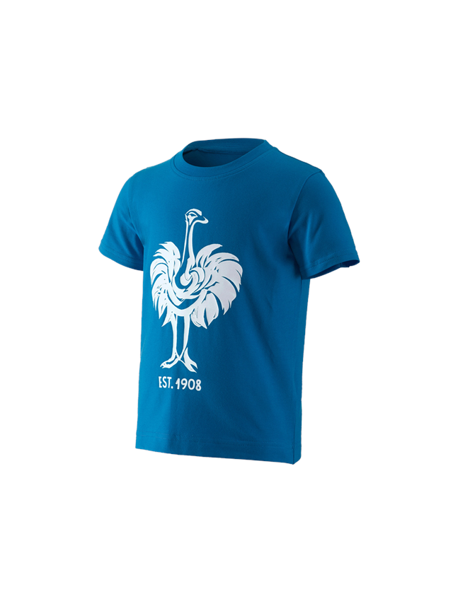 Maglie | Pullover | T-Shirt: e.s. t-shirt 1908, bambino + atollo/bianco