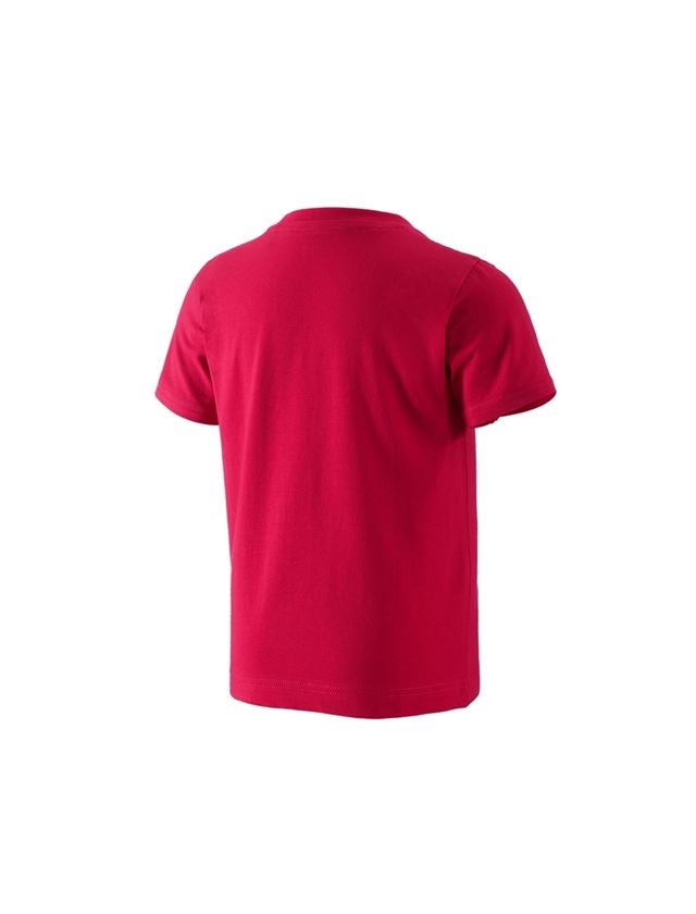 Maglie | Pullover | T-Shirt: e.s. t-shirt 1908, bambino + rosso fuoco/bianco 1