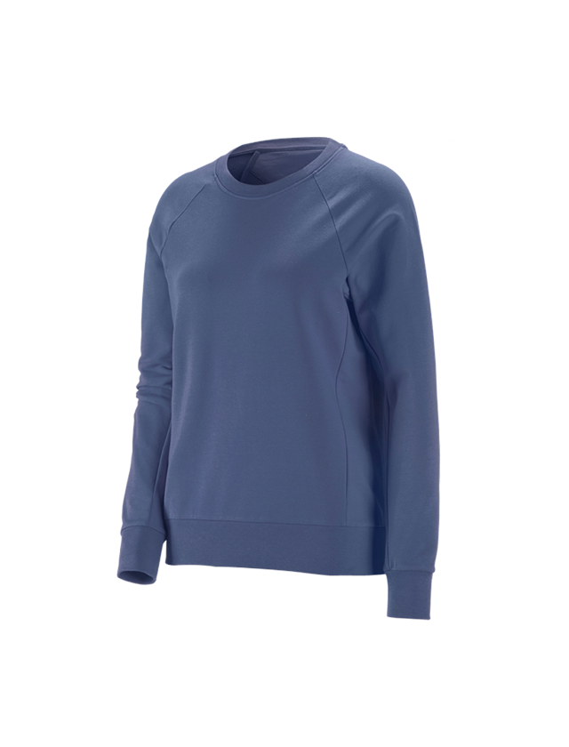 Maglie | Pullover | Bluse: e.s. felpa cotton stretch, donna + cobalto