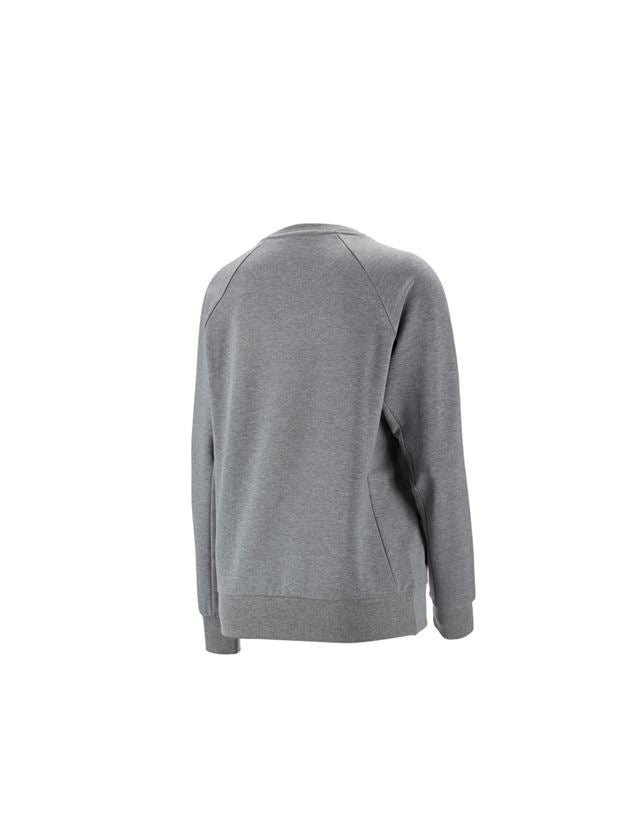 Maglie | Pullover | Bluse: e.s. felpa cotton stretch, donna + grigio sfumato 1