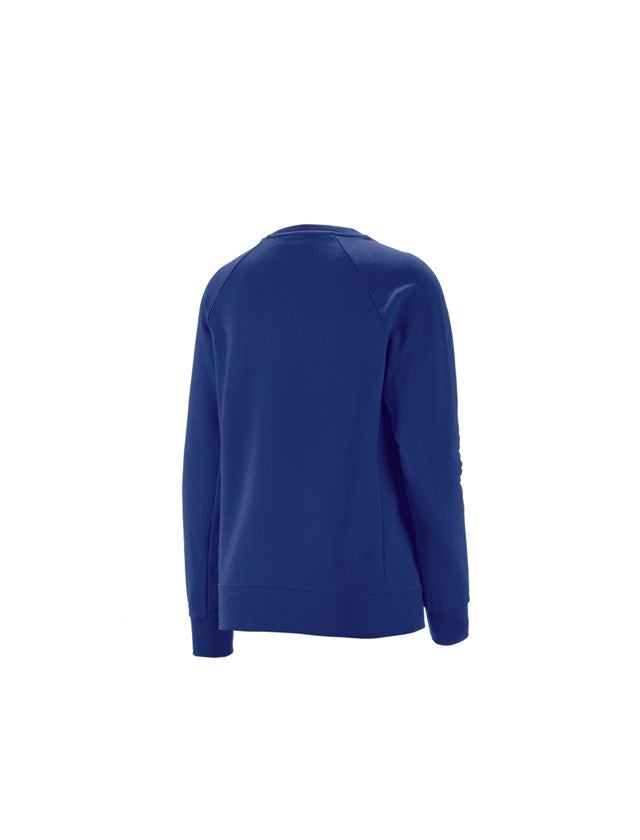 Maglie | Pullover | Bluse: e.s. felpa cotton stretch, donna + blu reale 1