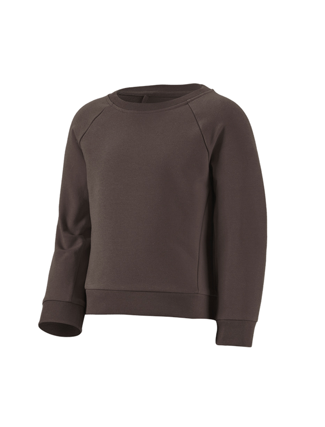 Maglie | Pullover | T-Shirt: e.s. felpa cotton stretch, bambino + castagna 1