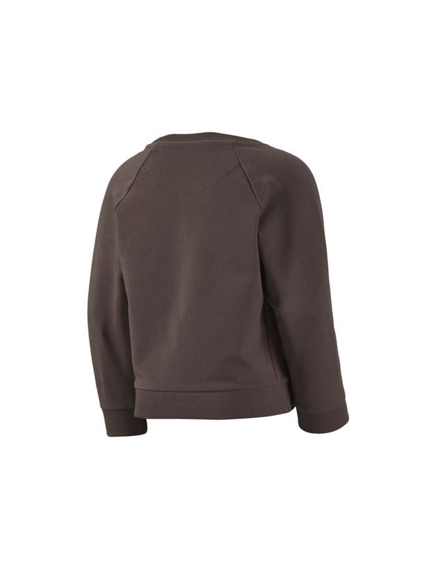 Maglie | Pullover | T-Shirt: e.s. felpa cotton stretch, bambino + castagna 2