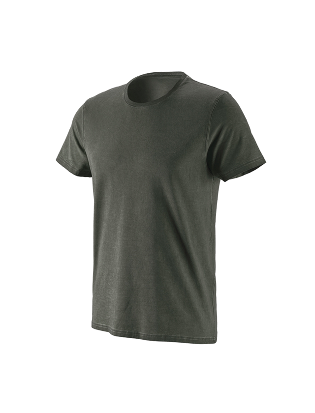 Maglie | Pullover | Camicie: e.s. t-shirt vintage cotton stretch + verde mimetico vintage 5